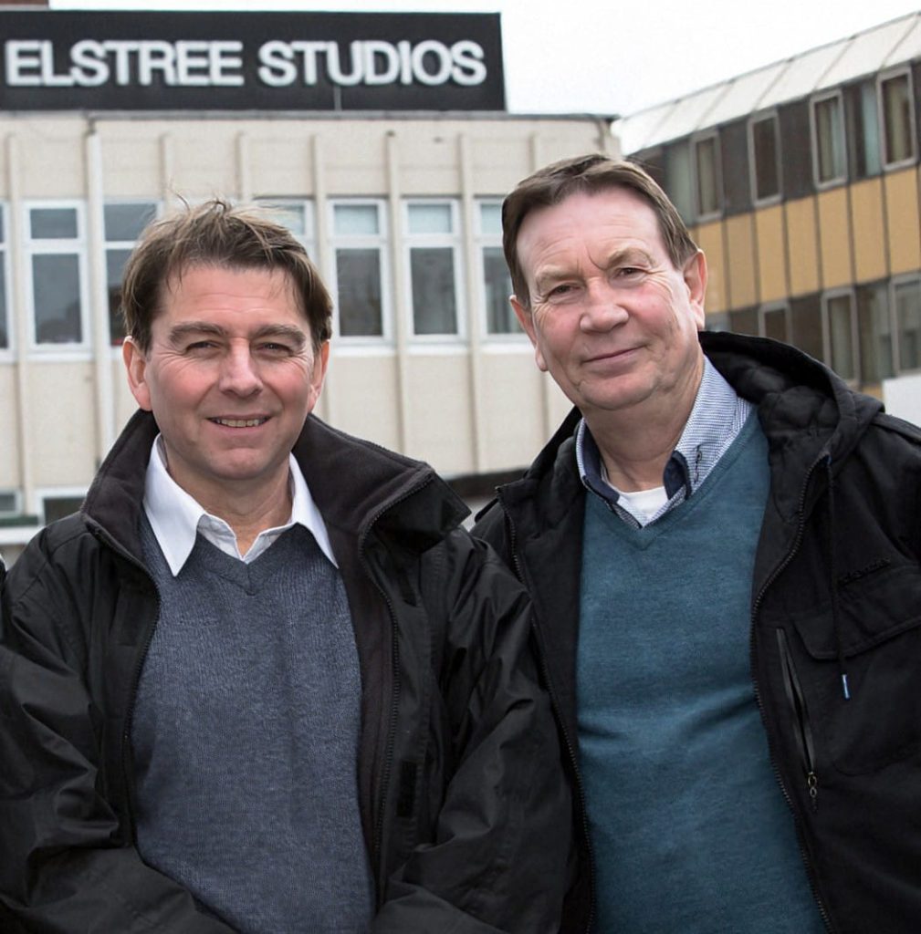 Peter and Ian at Elstree Studios