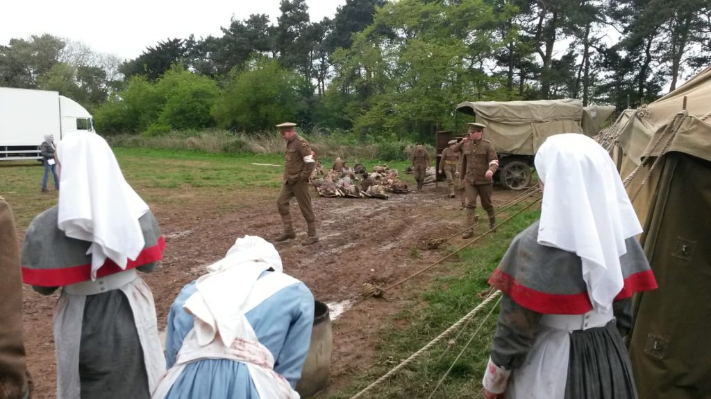 Wartime production on location